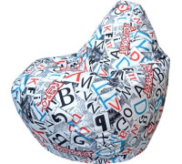 Кресло-мешок Flagman Груша Макси Г2.5-139 ABC 3 голубой