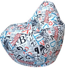 Кресло-мешок Flagman Груша Макси Г2.5-139 ABC 3 голубой