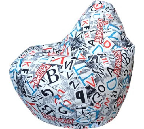 Кресло-мешок Flagman Груша Макси Г2.5-139 ABC 3 голубой