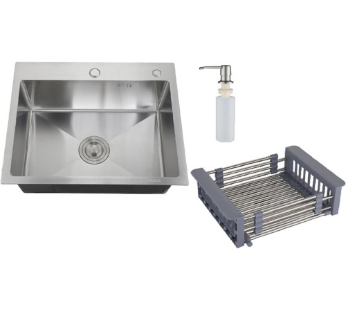 Кухонная мойка РМС MR-5050 с корзиной и дозатором