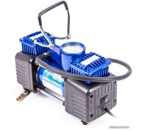 Автомобильный компрессор FoxWeld Varteg VRT 60 7214 с набором аксессуаров