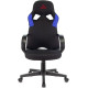 Кресло Zombie RUNNER черный/синий