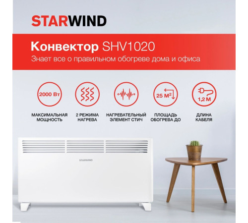 Конвектор StarWind SHV1020
