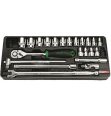 Набор торцевых головок Toptul GCAT2402 24 предмета