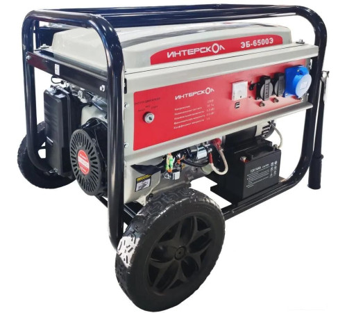Бензиновый генератор Интерскол ЭБ-6500Э