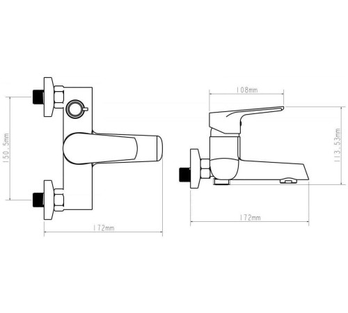 Смеситель Econoce EC0281BL