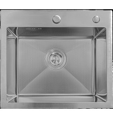 Кухонная мойка Astir Decor Satin 45x50 с сифоном, дозатором и коландером