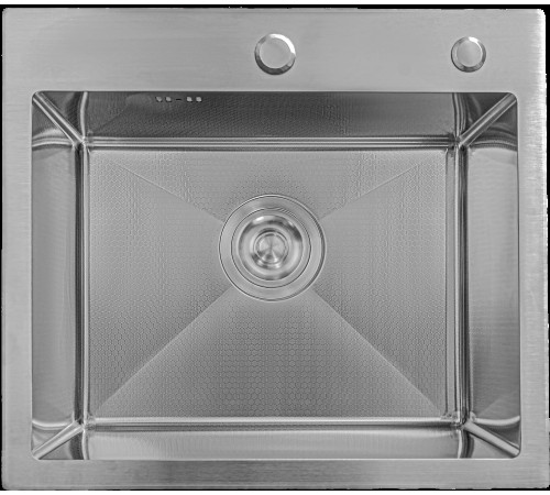Кухонная мойка Astir Decor Satin 45x50 с сифоном, дозатором и коландером