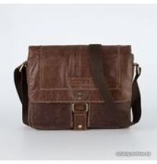 Сумка через плечо Poshete 253-1311-1-DBW коричневый