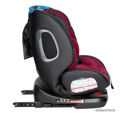 Детское автокресло Farfello Isofix YB102A2 бордовый/экокожа