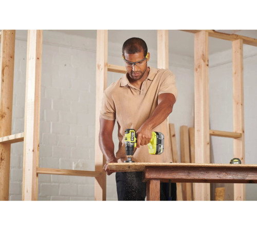 Ударная дрель-шуруповерт Ryobi RPD18C1-242S 5133006524 с 2-мя АКБ, сумка