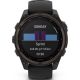 Умные часы Garmin Fenix 8 Solar, Sapphire 47мм титановый угольно-серый DLC с черным ремешком