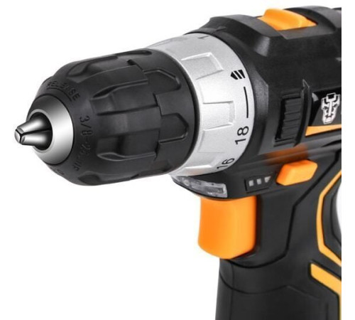 Дрель-шуруповерт Deko GCD12DU3 SET 4 063-4140 с 2-мя АКБ, кейс, набор оснастки