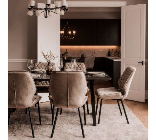 Стул Мамадома Rafael-R 360 d05 Cappuccino Lux/черный