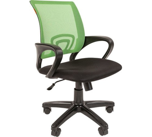 Офисное кресло CHAIRMAN 696 black зеленый