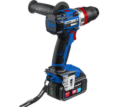 Ударная дрель-шуруповерт Зубр Профессионал DBS-201-42 с 2-мя АКБ 4 Ач, кейс