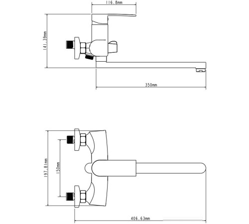 Смеситель Ekko E22151-8
