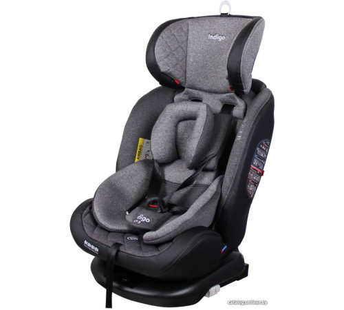 Детское автокресло Indigo Aero Isofix серый