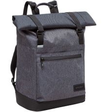 Городской рюкзак Grizzly RQL-315-1 черный/серый