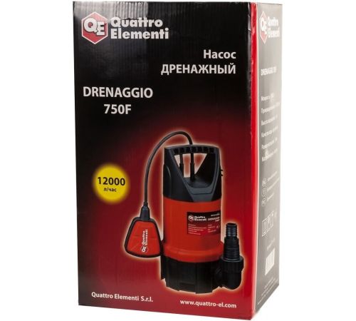 Дренажный насос Quattro Elementi Drenaggio 750 F