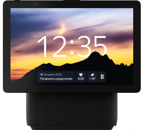 Колонка с умным дисплеем Яндекс Станция Дуо Макс черный