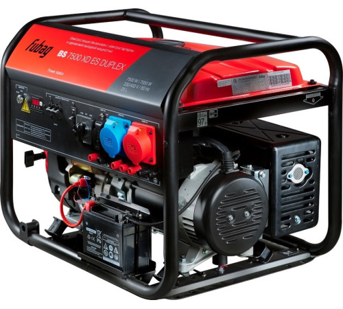 Бензиновый генератор Fubag BS 7500 XD ES DUPLEX