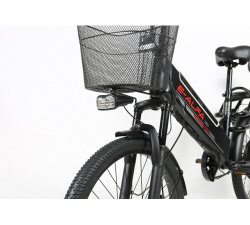 Электровелосипед SameBike Е-Alfa New SB-E-ALFA500-48/13 черный