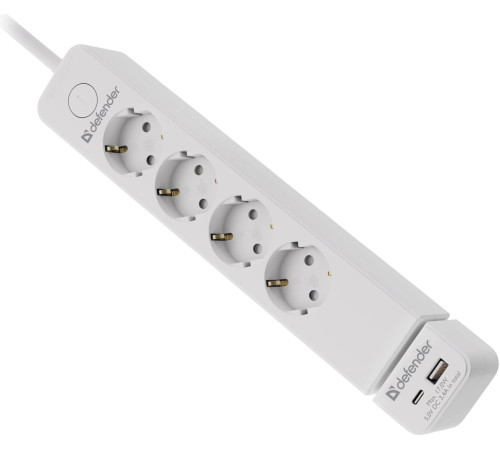 Сетевой фильтр Defender ILS 431 1.8 м