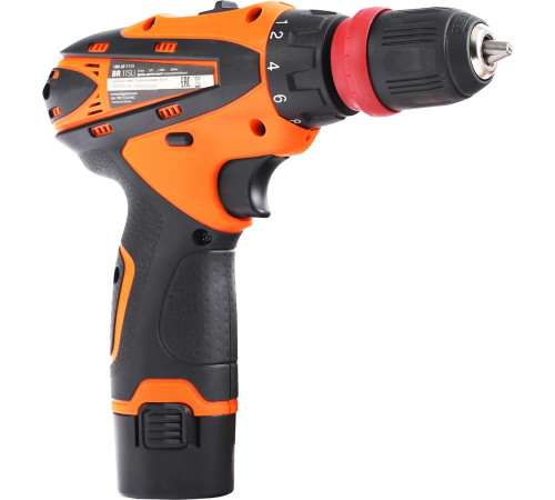 Дрель-шуруповерт Patriot BR 115Li 180201115 с 2-мя АКБ, кейс