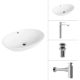 Умывальник Lauter 21709 + Moon 21СK81691C + сифон 21635CH + дон.клапан 21190CH хром