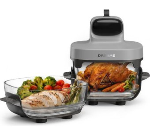 Аэрогриль аэрофритюрница Dreame Air Fryer PT60 серый