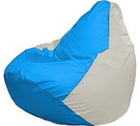 Кресло-мешок Flagman Груша Медиум Г1.1-282 голубой/белый