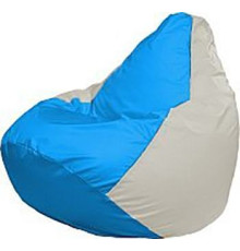 Кресло-мешок Flagman Груша Медиум Г1.1-282 голубой/белый
