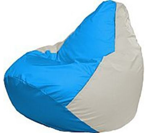 Кресло-мешок Flagman Груша Медиум Г1.1-282 голубой/белый