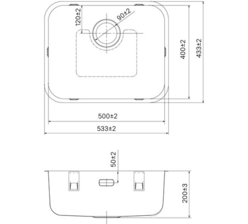 Кухонная мойка IDDIS Mate MAT53S0i77