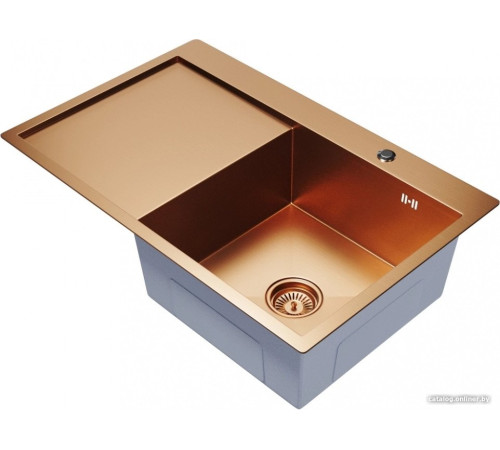 Кухонная мойка Mixline Pro 552920 бронза, с сифоном