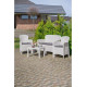 Набор садовой мебели Ipae Progarden JUN06CBI белый