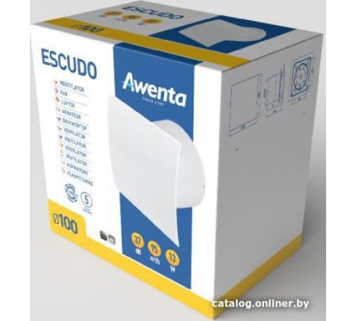 Осевой вентилятор Awenta WES100