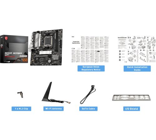 Материнская плата MSI B650M Bomber WiFi