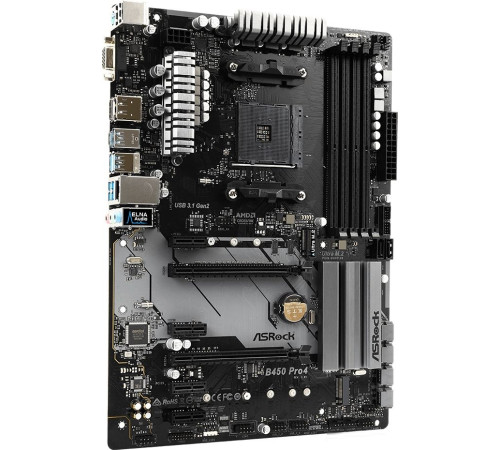 Материнская плата ASRock B450 Pro4