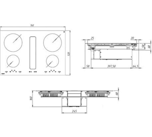 Варочная панель Akpo Tytan Induction 4 WK-9