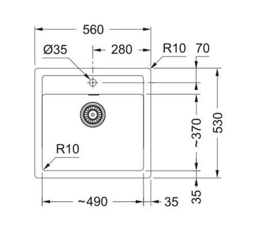 Кухонная мойка Franke Sirius SID 610 610-49 114.0571.487 серый