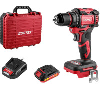 Дрель-шуруповерт Wortex BD 2025 DLi ALL1 1329835 с 1-им АКБ, кейс