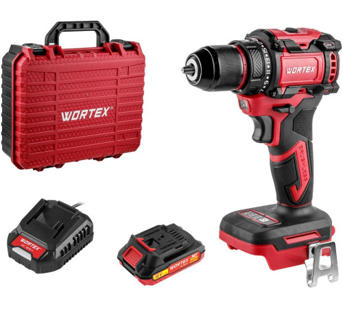 Дрель-шуруповерт Wortex BD 2025 DLi ALL1 1329835 с 1-им АКБ, кейс