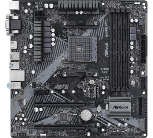 Материнская плата ASRock B450M Pro4 R2.0