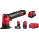 Дельташлифмашина Milwaukee M12FDSS-422X 4933479681 с 2-мя АКБ 2 Ач, 4 Ач
