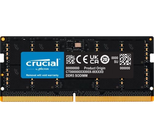 Оперативная память Crucial 16ГБ DDR5 SODIMM 4800МГц CB16GS4800