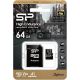 Карта памяти Silicon-Power Golden Series High Endurance microSDXC SP064GBSTXDV3V1HSP 64GB с адаптером