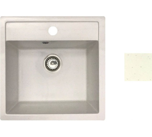 Кухонная мойка БелЭворс Rio белый, без сифона