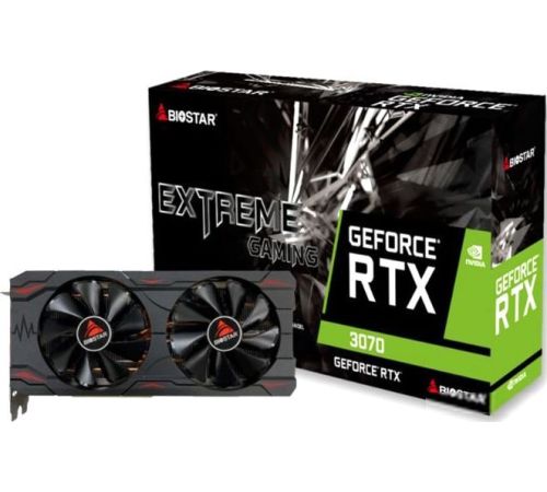 Видеокарта BIOSTAR GeForce RTX 3070 8GB GDDR6 VN3706RM82